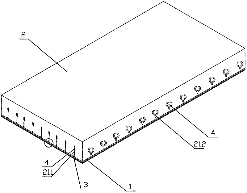 Fluorocarbon metal light composite board and manufacturing method thereof