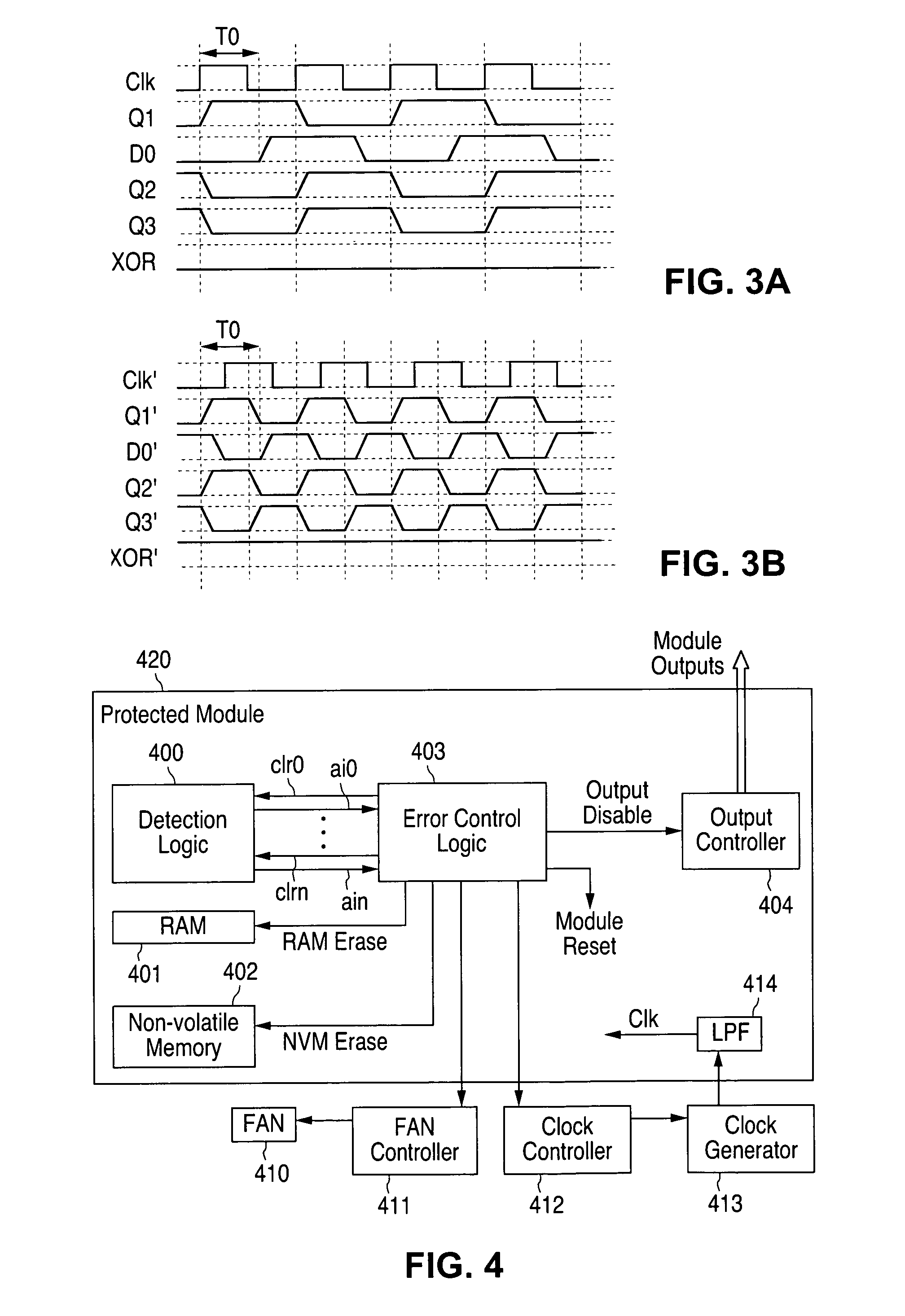 Circuitry and method for detecting and protecting against over-clocking attacks