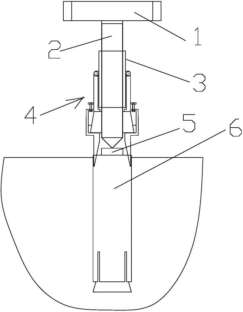 Removal device for metal expansion bolt