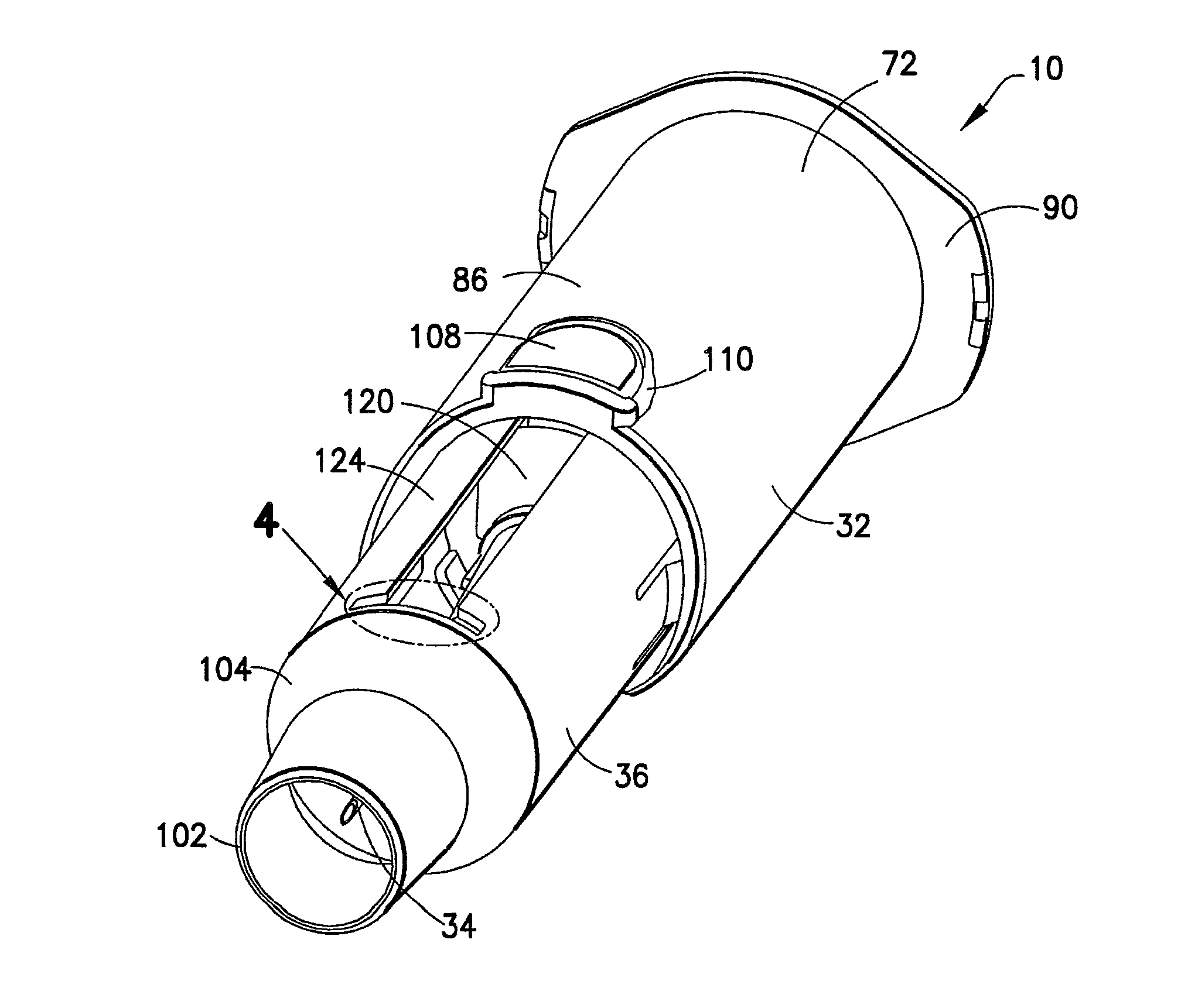 Safety blood collection assembly with indicator