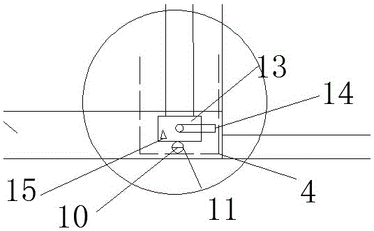Street lamp device capable of rotating and moving