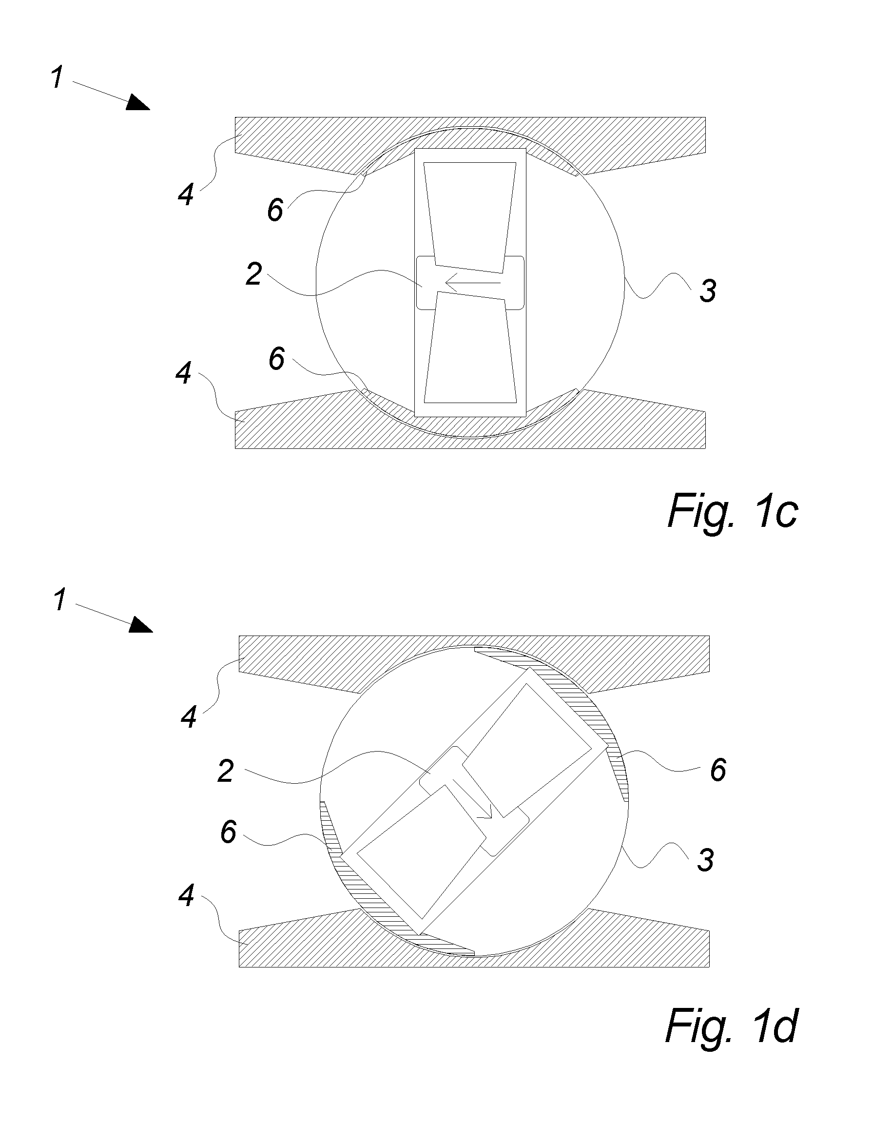 Ventilation system with a rotatable air flow generator and one or more movable registers and method for obtaining ventilation through the ventilation system