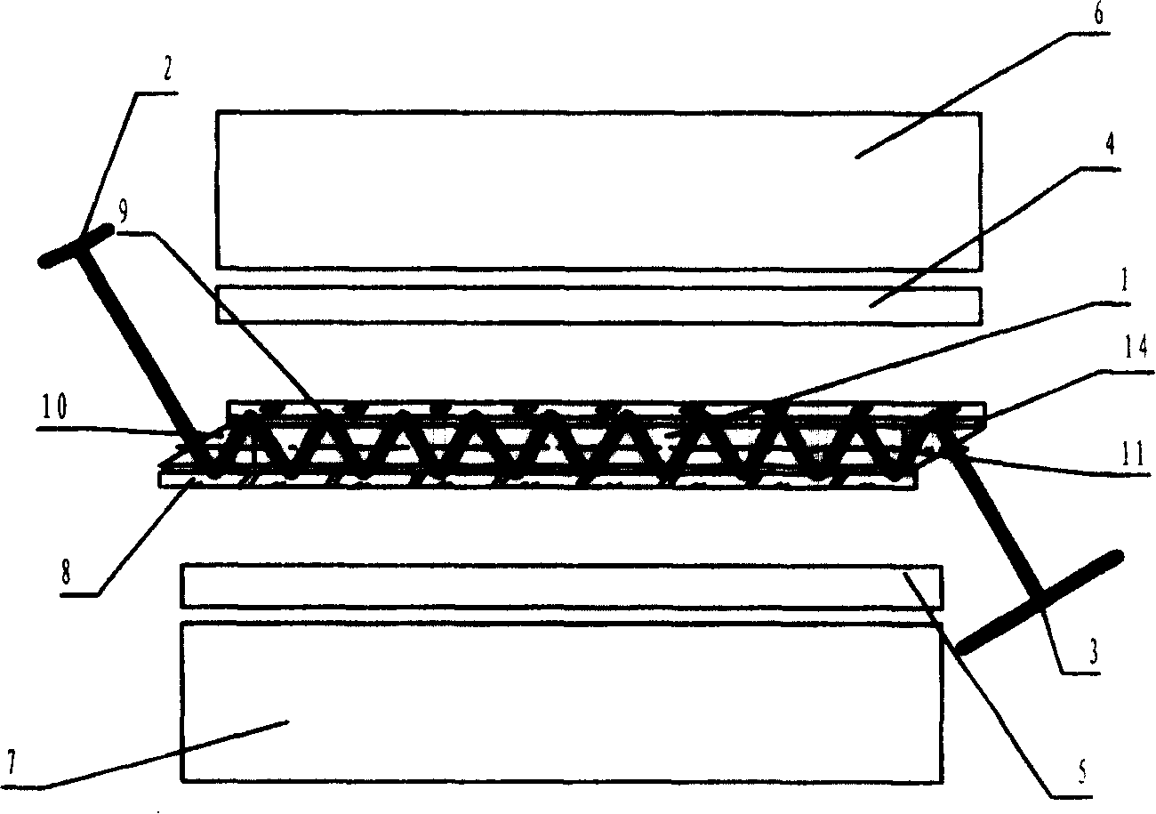 Lath laser for implementing Z shape light path by reflecting glass