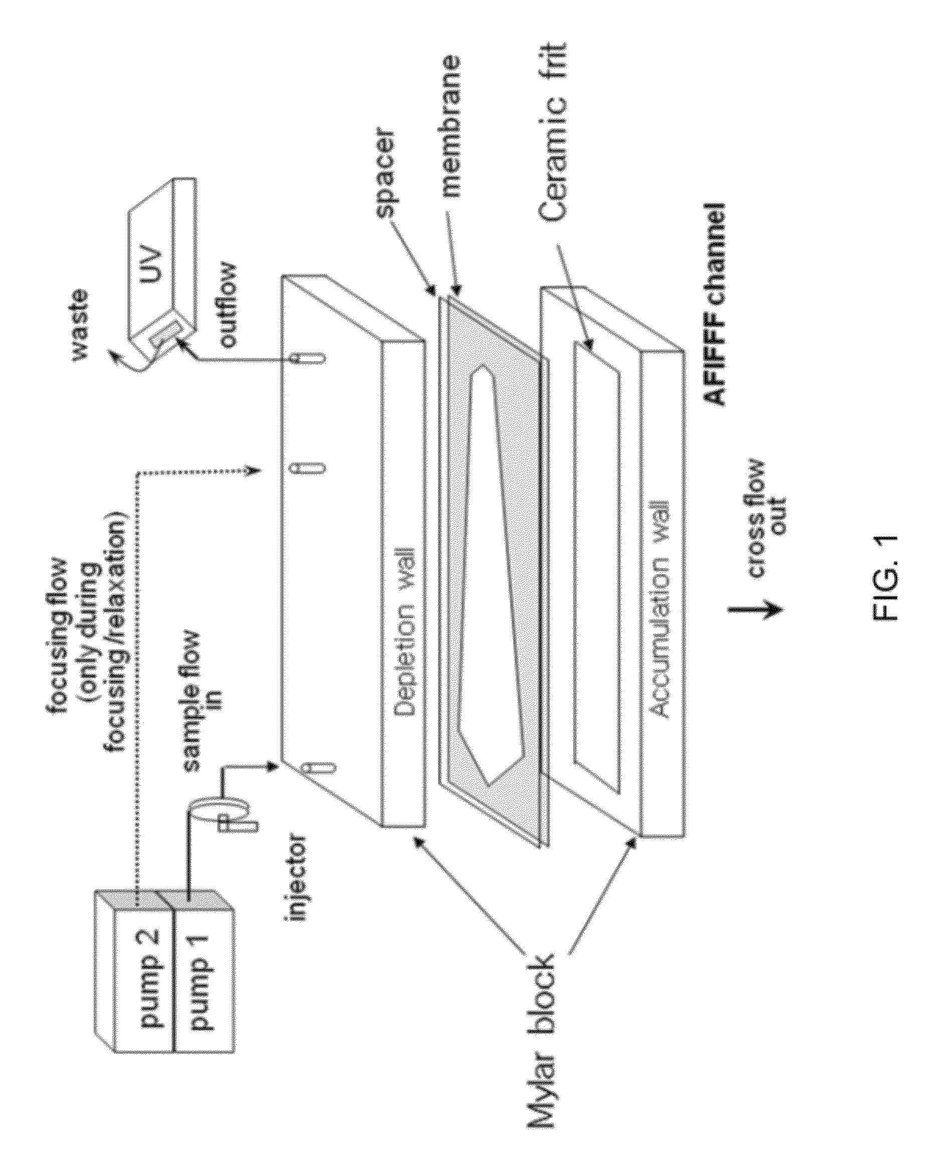 Non-gel based two-dimensional protein separation multi-channel devices