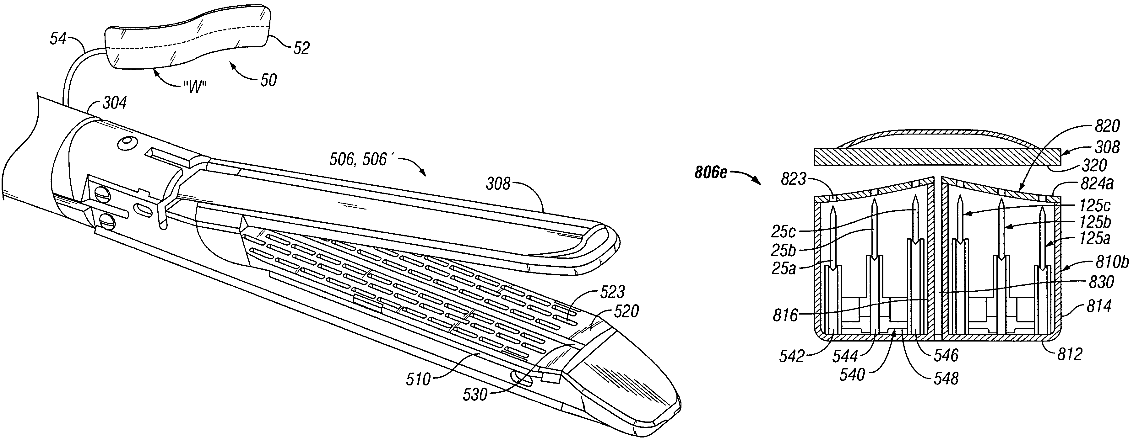 Surgical stapling instruments including a cartridge having multiple staple sizes