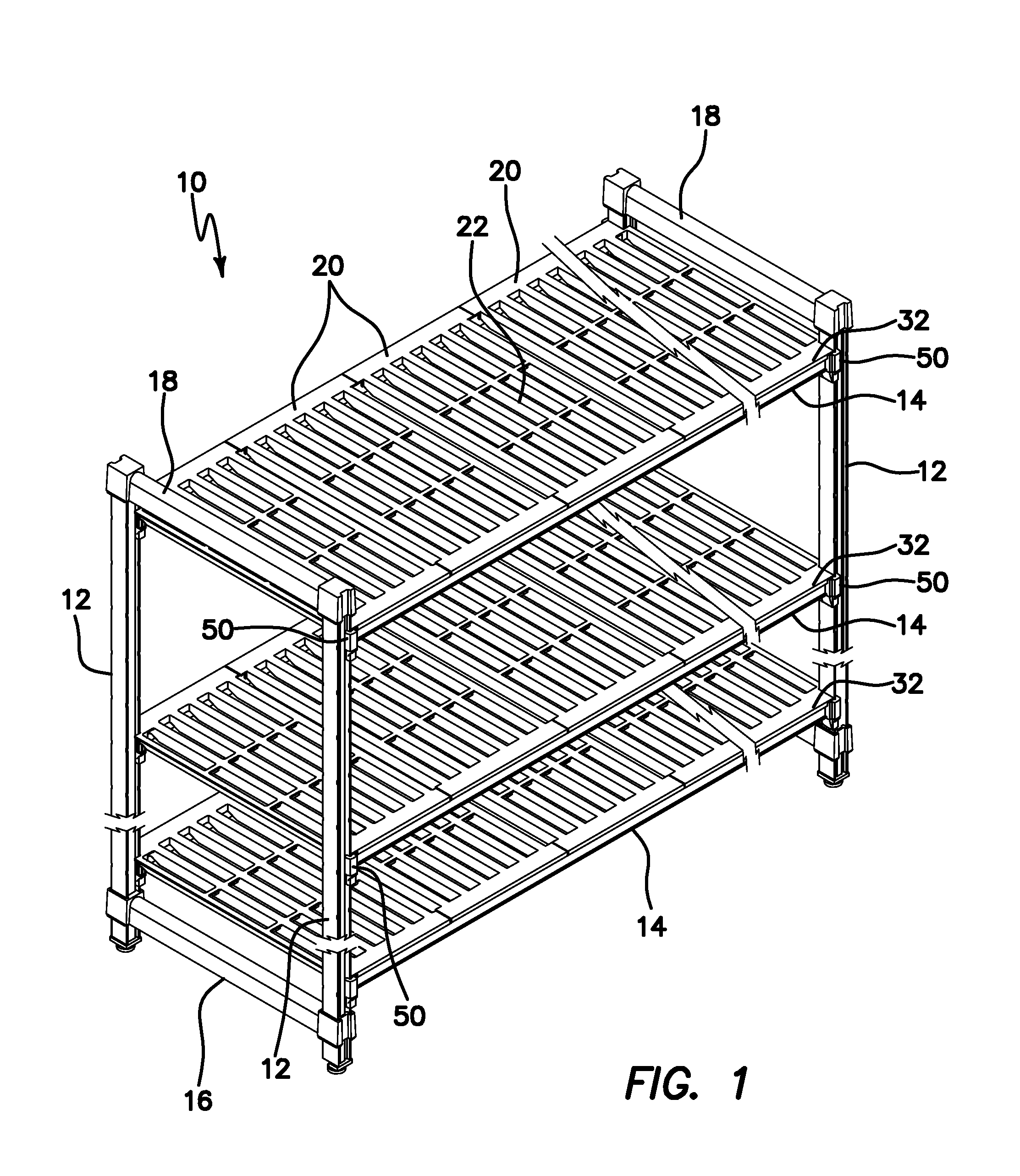 Pultruded Scalable Shelving System