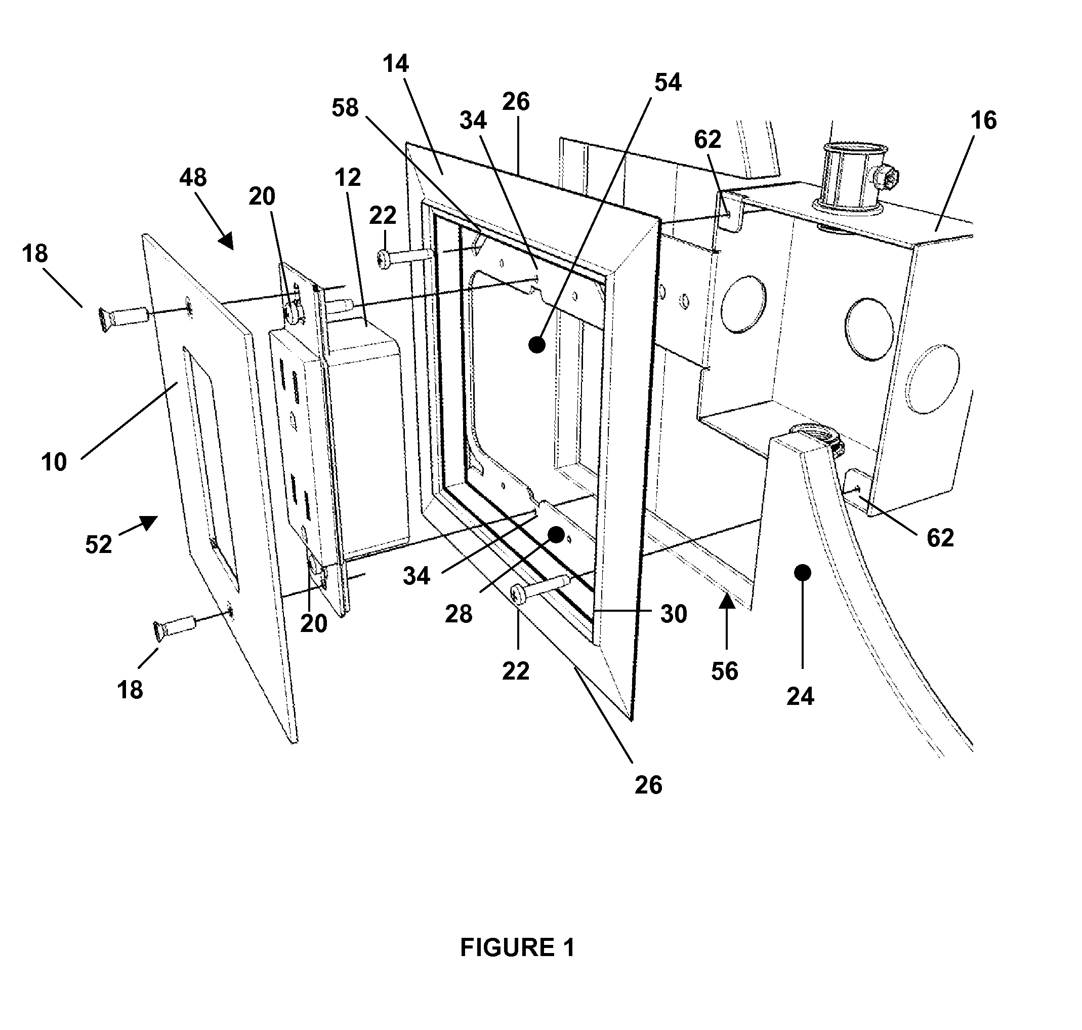 Devices for mounting electrical, audio, and video installations to walls and other flat surfaces