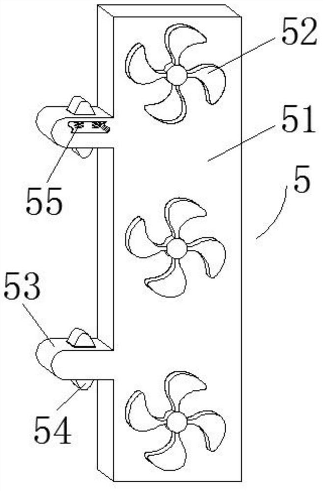 A new energy power battery heat dissipation and cooling structure