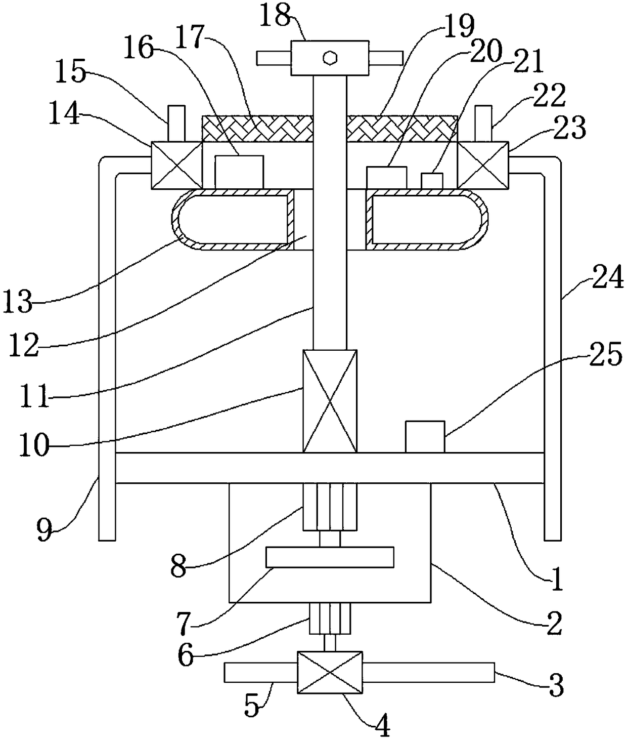 Automatic aeration device for fresh-water fish breeding and use method thereof
