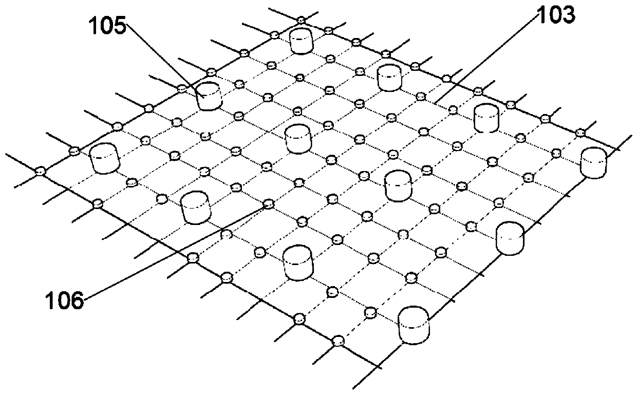 Method and device for accurately detecting underground hidden diseases