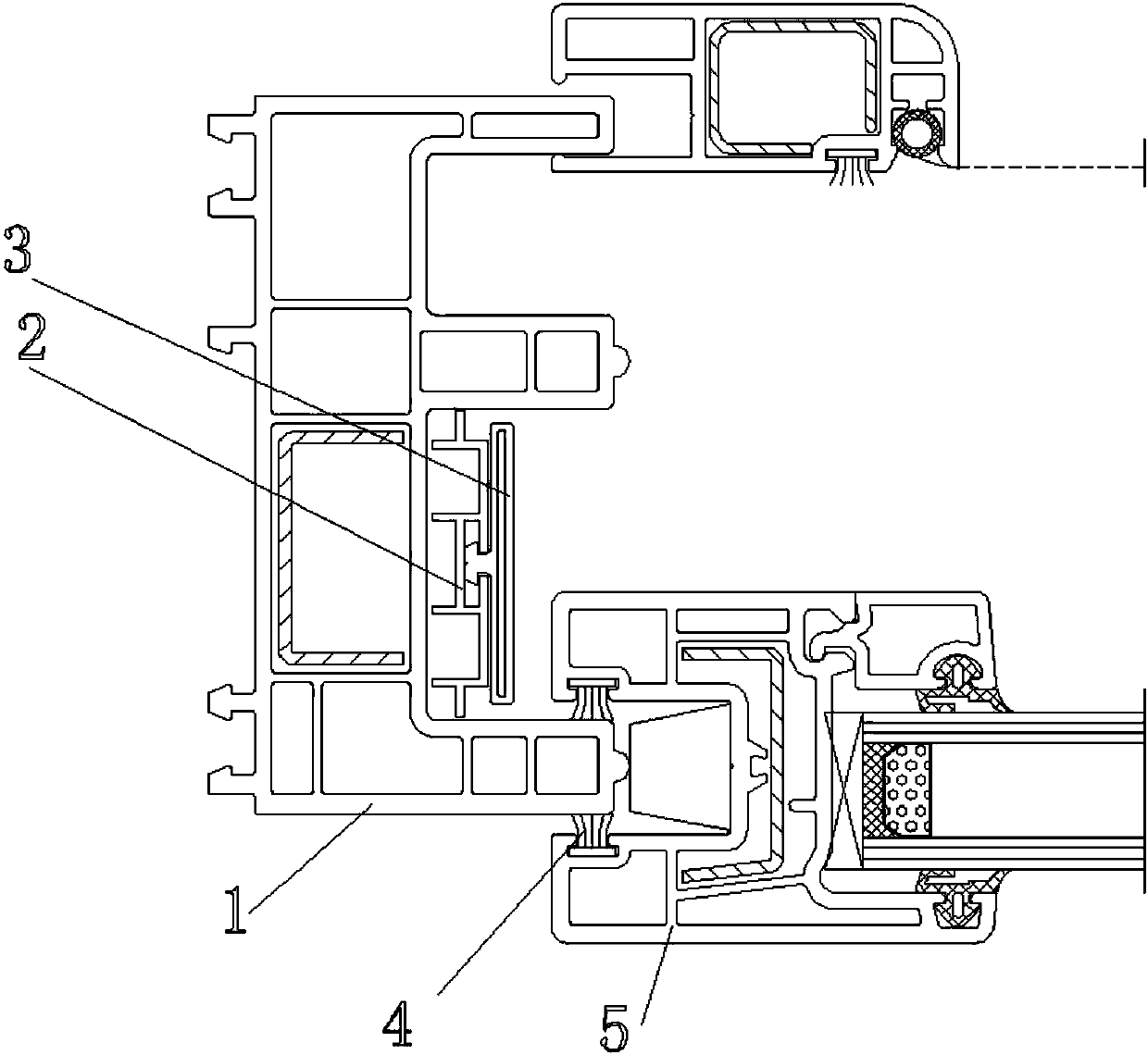 Electronically-controlled sucking and inflating type full sealed sliding window