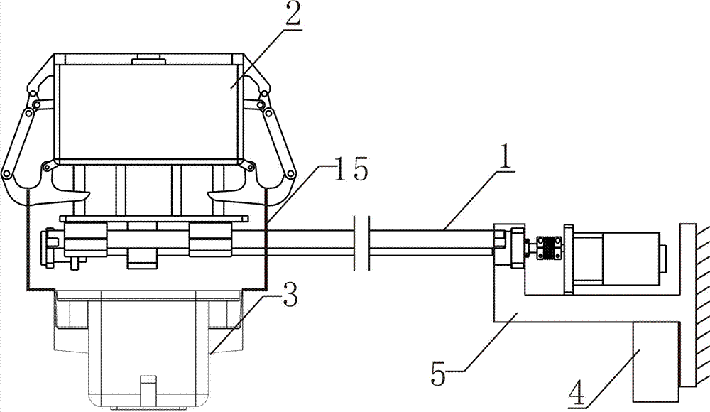Automatic self-controlled telescopic mechanism of windowsill or balcony used for enhancing plant light