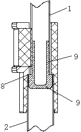 Locking mechanism of tower type lifting clothes rack