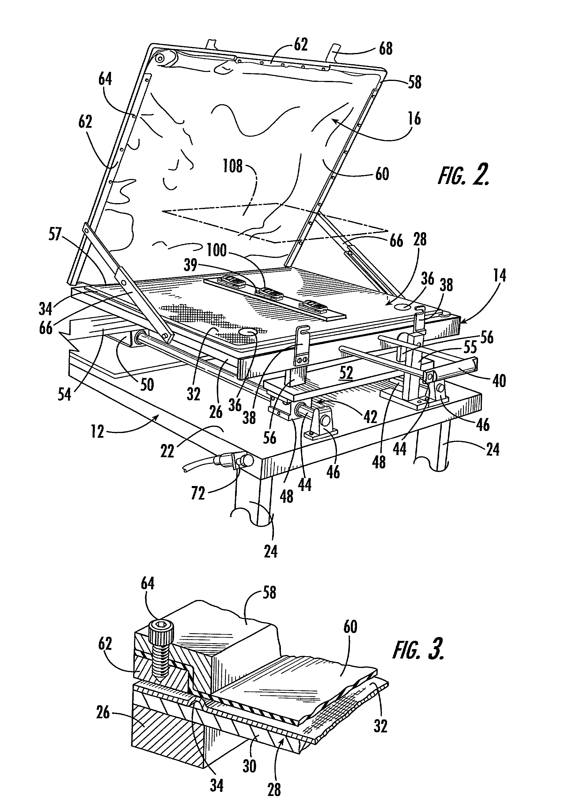Apparatus with multi-directional radiation emitters for printing a dye image onto a three dimensional object