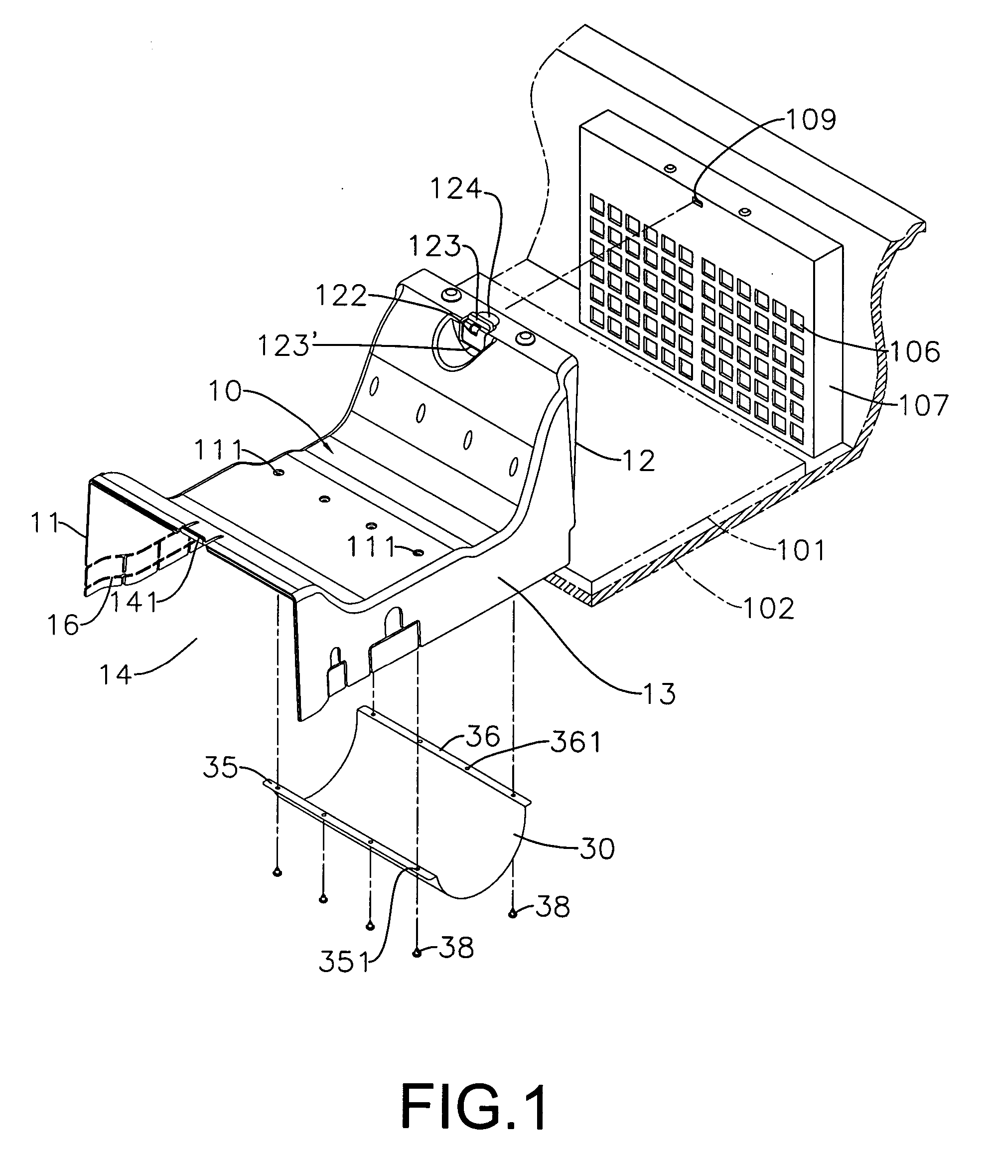 Air shroud for dissipating heat from an electronic component