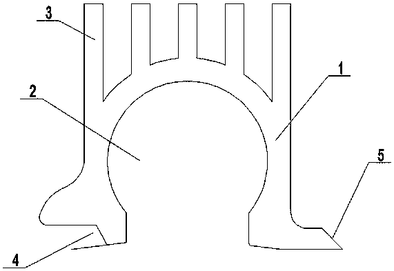 Heating block with heat dissipation effect