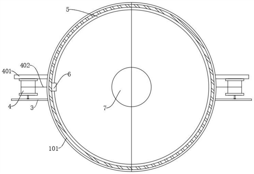 Vomitus collecting and self-sterilizing device for oncology department nursing