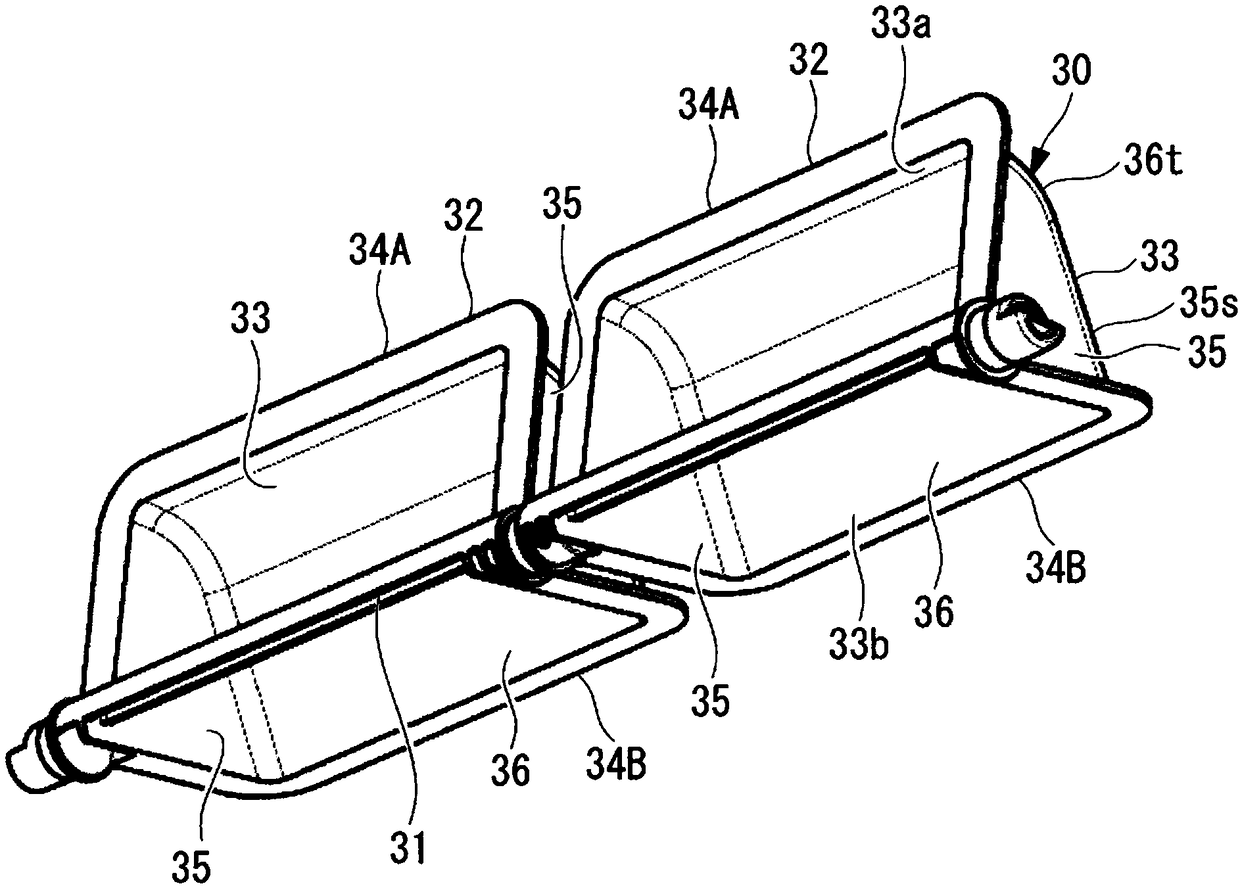 Air conditioning unit and vehicular air conditioning device