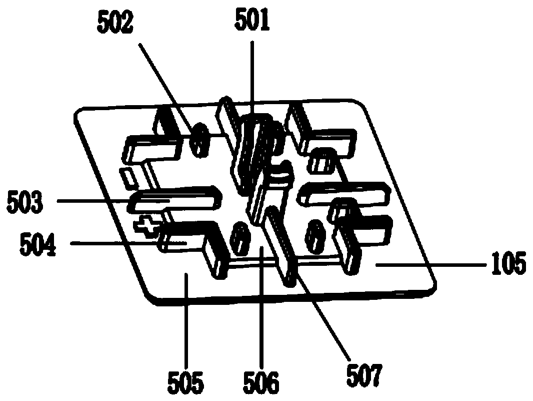 Plug-in four-way circuit device