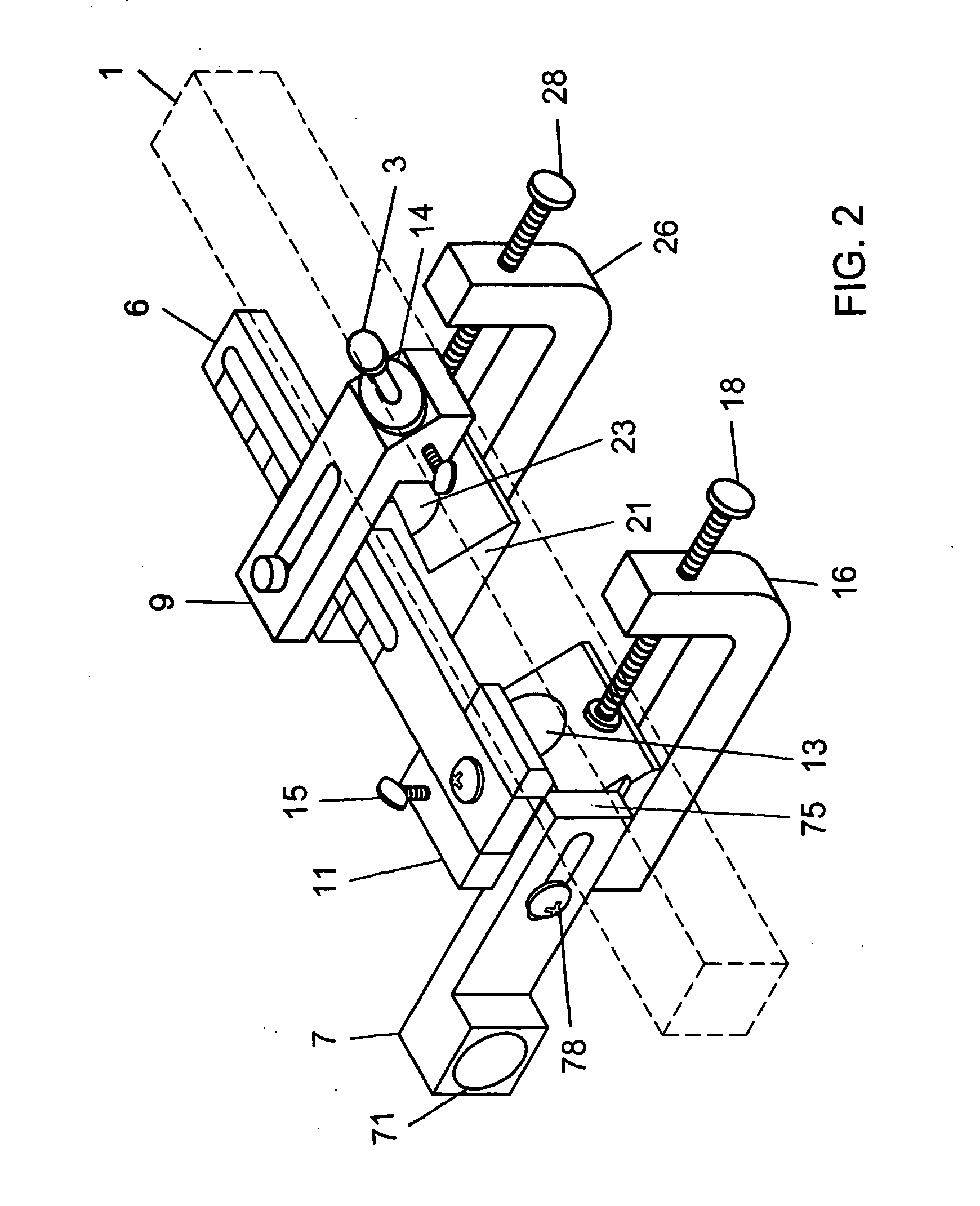 Fixturing device for drilling workpieces