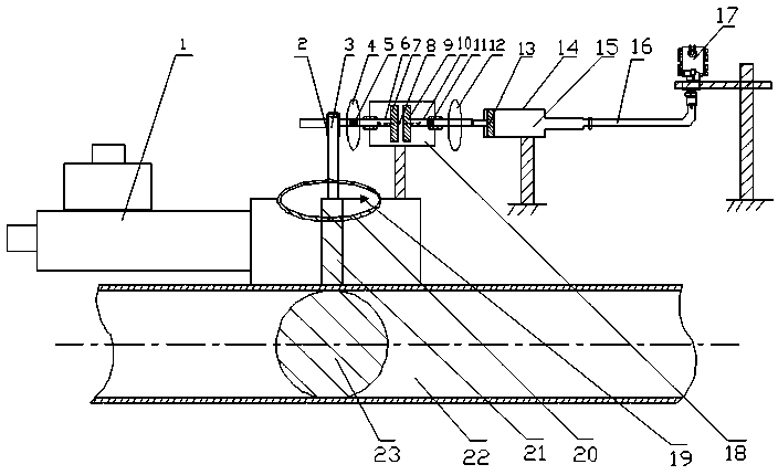 Anti-shock position feedback device for blower anti-surge regulating valve