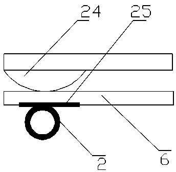 Anti-shock position feedback device for blower anti-surge regulating valve