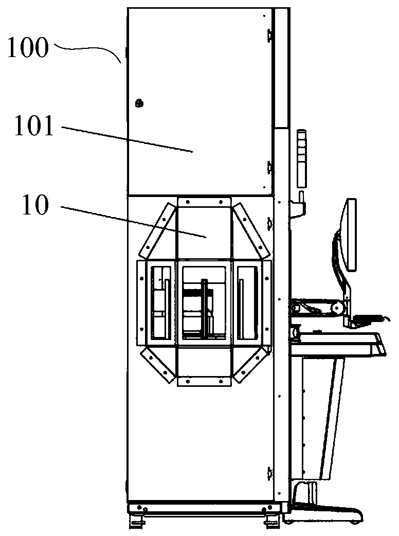 Workpiece caching device, device front-end module and semiconductor device