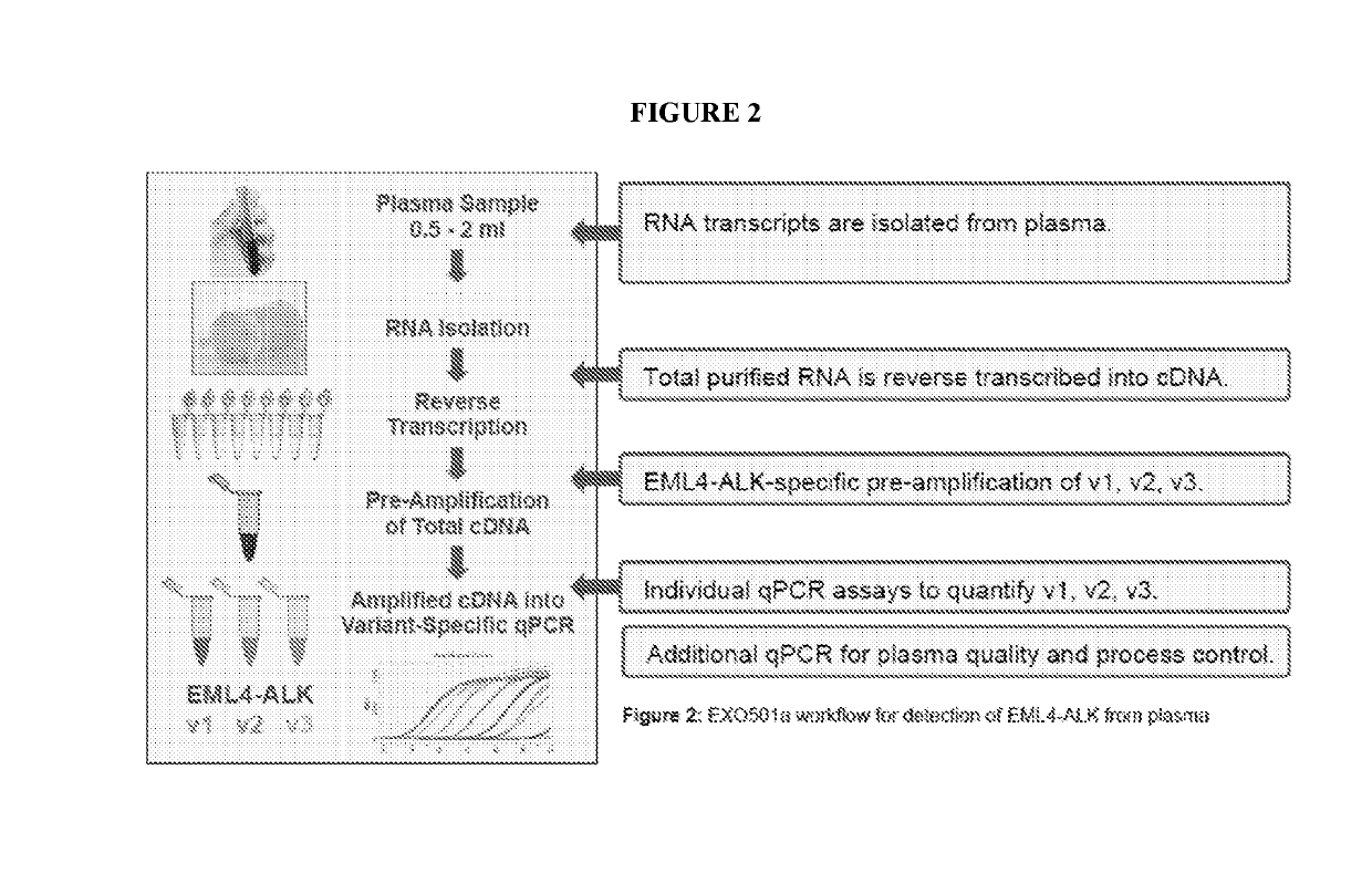 Plasma-based detection of anaplastic lymphoma kinase (ALK) nucleic acids and alk fusion transcripts and uses thereof in diagnosis and treatment of cancer