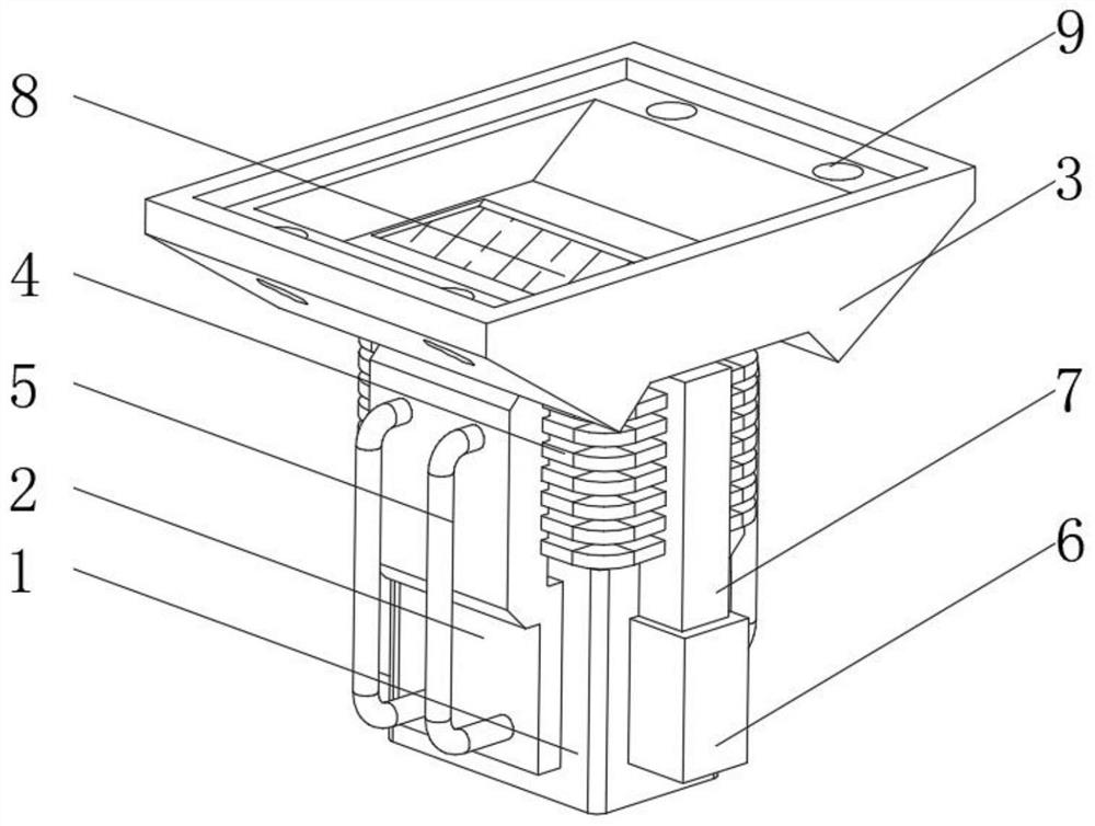 Cooling method for new energy automobile machining