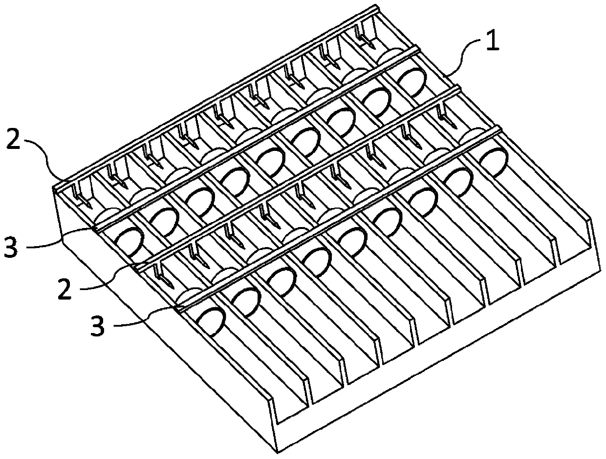 A needle-ring type ionic wind fin cooling device