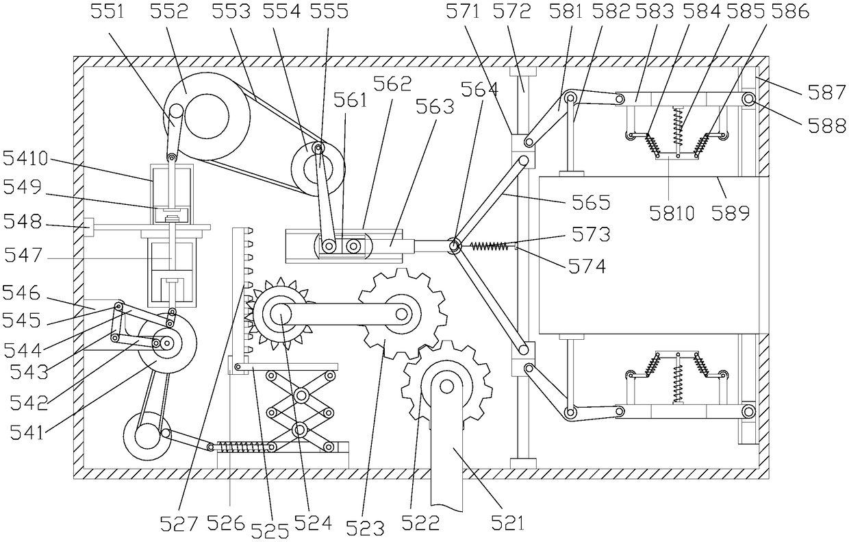 Fire fighting truck-mounted oxygen-supply rescue reel device