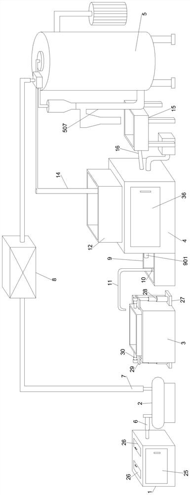 Method and equipment for industrially preparing low-GI lotus root starch