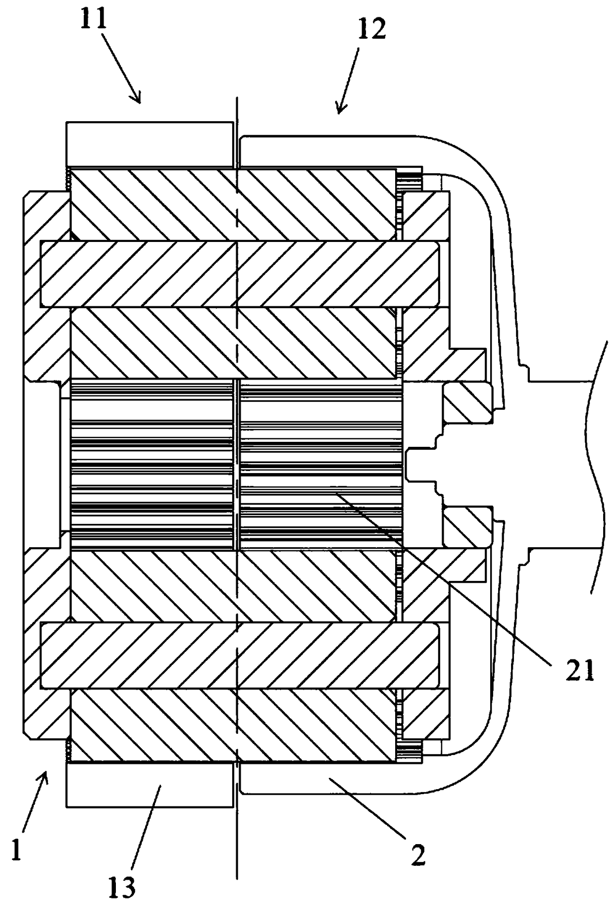 Speed reducer with internal-tooth flexible gear