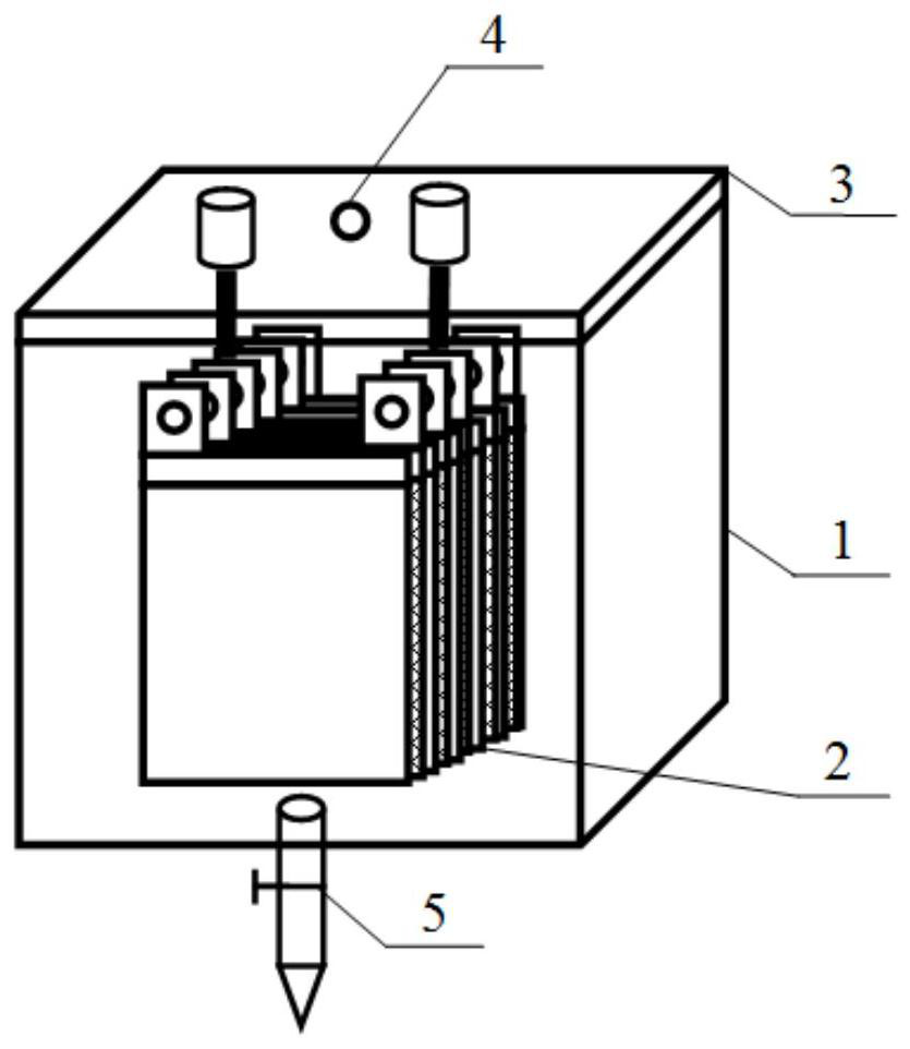 Method for testing the liquid absorption rate of new rare earth power cells