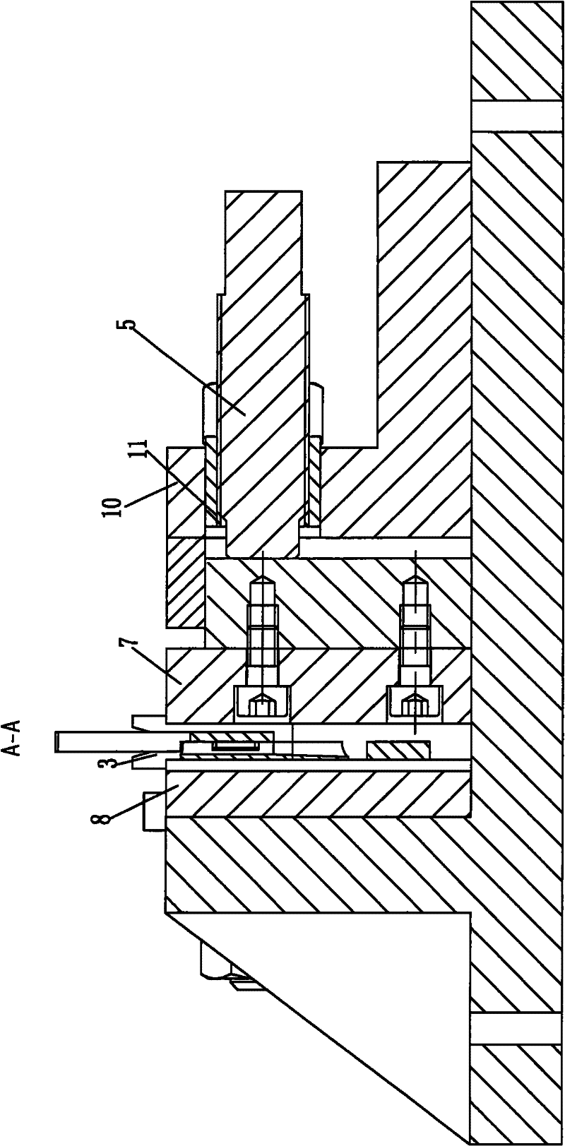 Tooling clamp for spanner slab