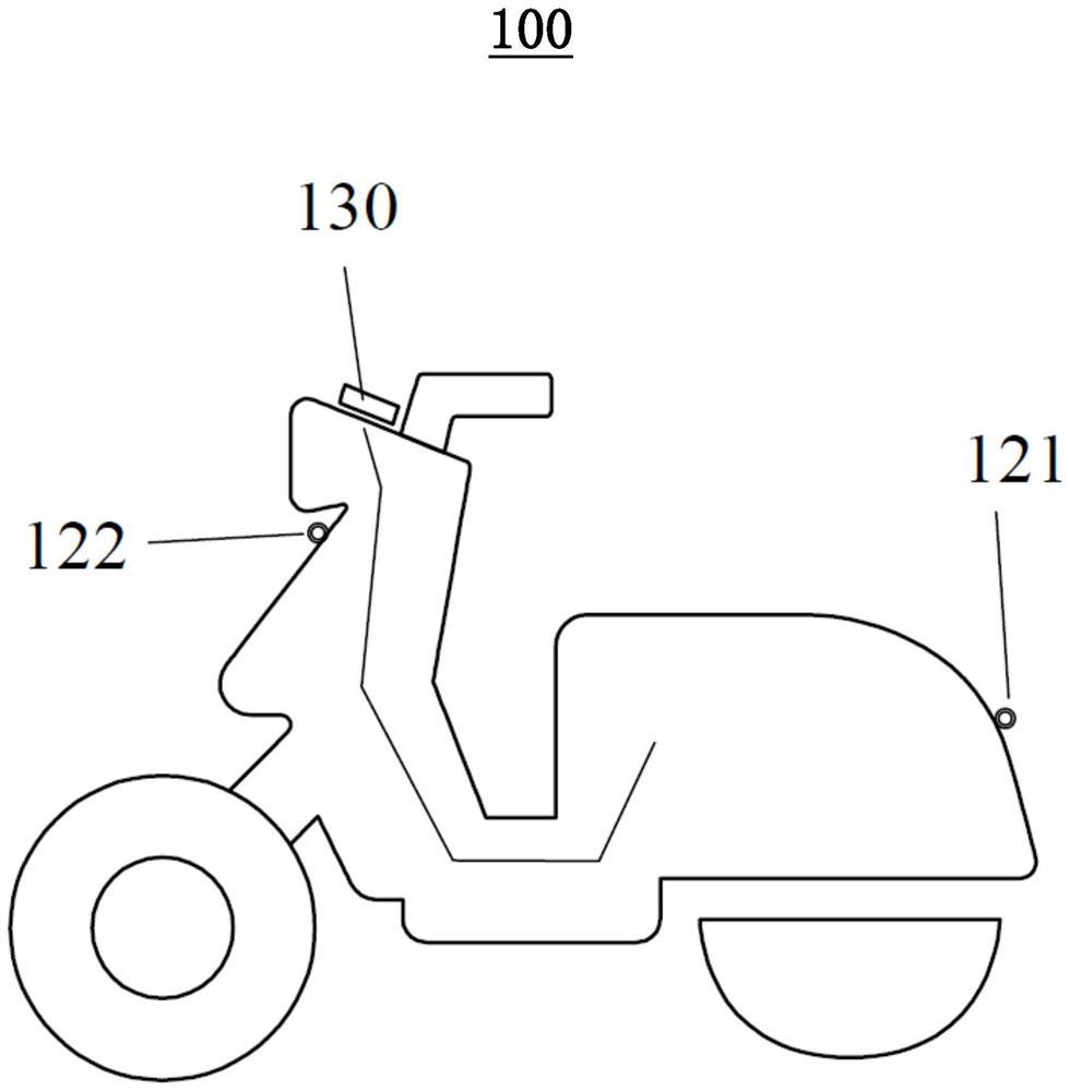 Method for warning that electric bicycle and motorcycle runs on motorway and implementation device