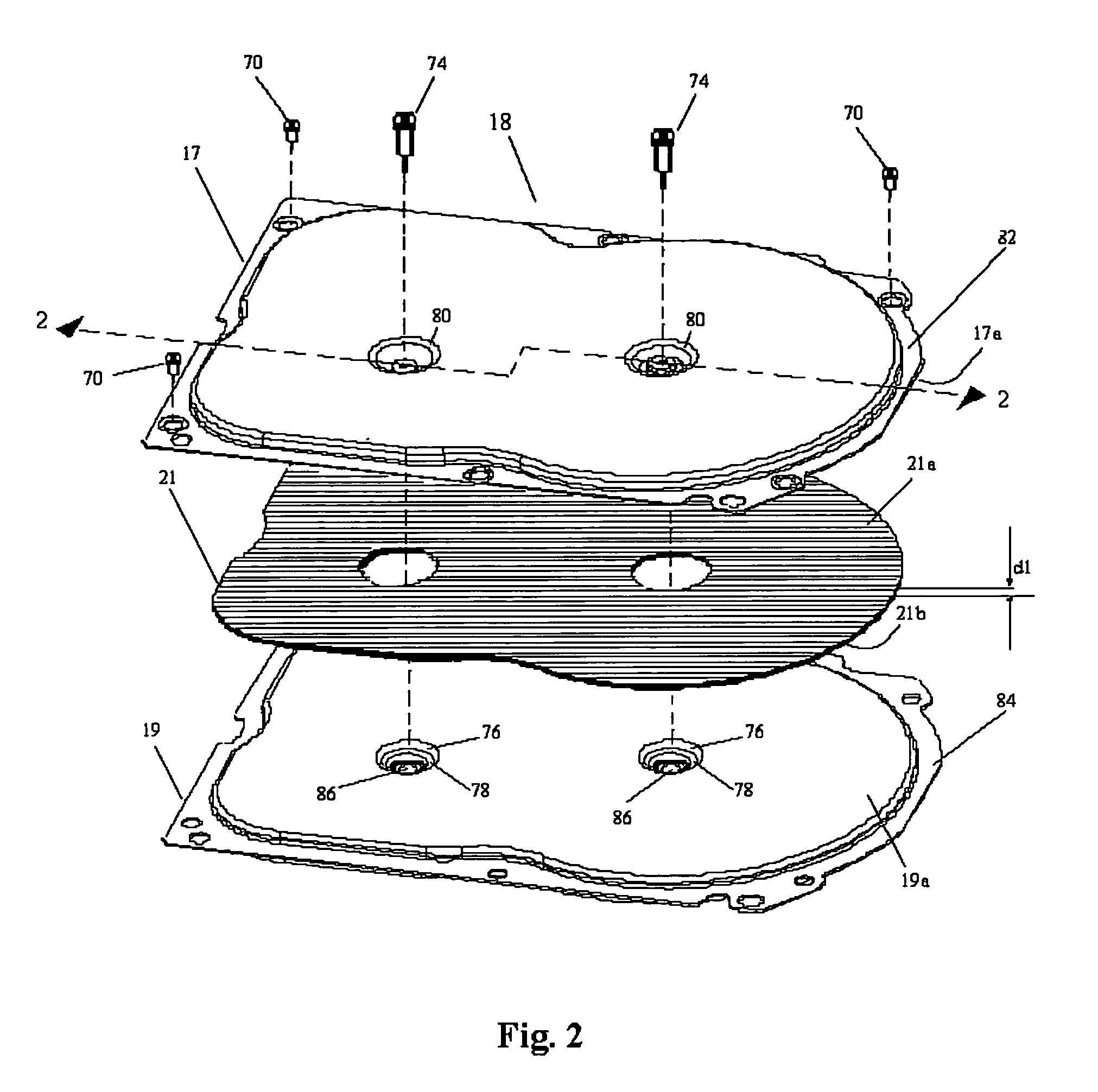 Disk drive having cover assembly which compresses a foam member between substantially planar rigid members