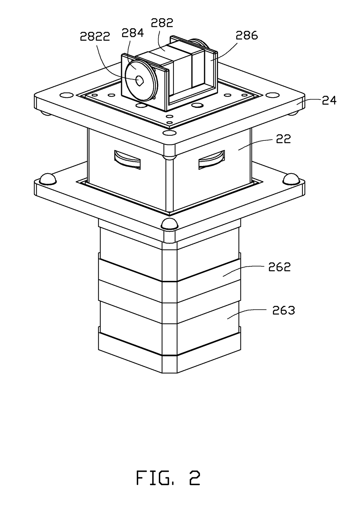 Actuating mechanism and mobile platform using the same