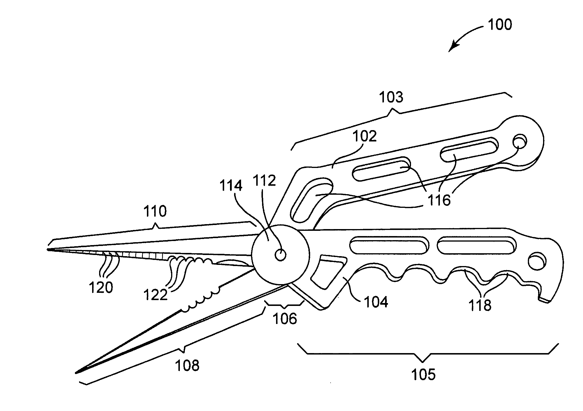 Pliers made of an in situ composite of bulk-solidifying amorphous alloy