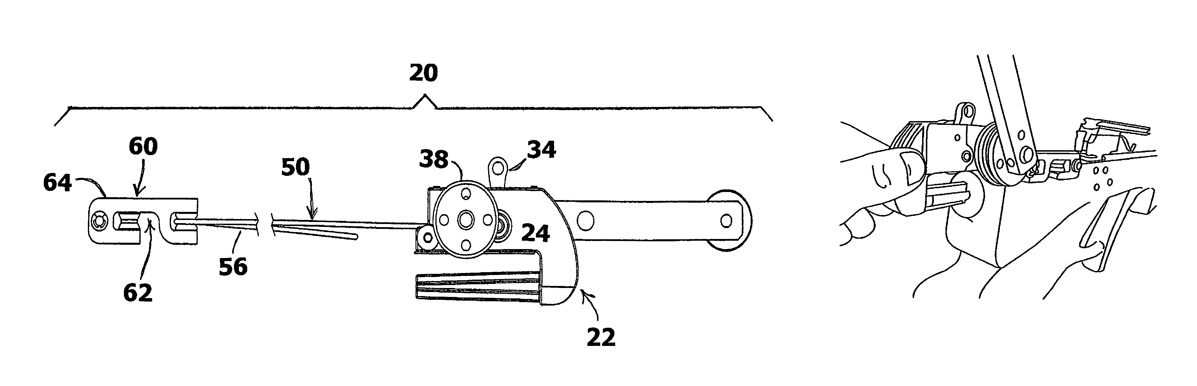 Cocking winch apparatus for a crossbow, crossbow system including the cocking winch apparatus, and method of using same