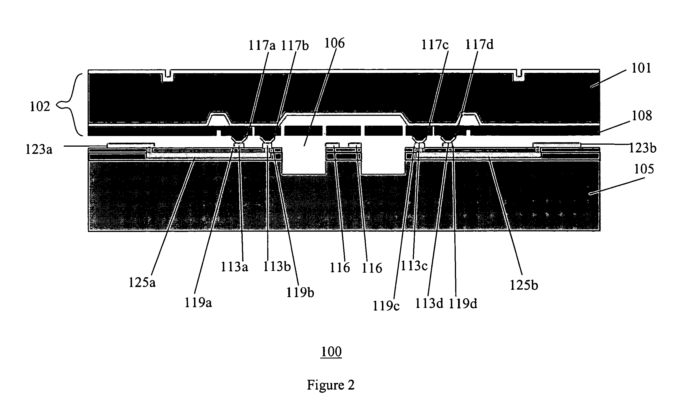 Method of fabrication of ai/ge bonding in a wafer packaging environment and a product produced therefrom