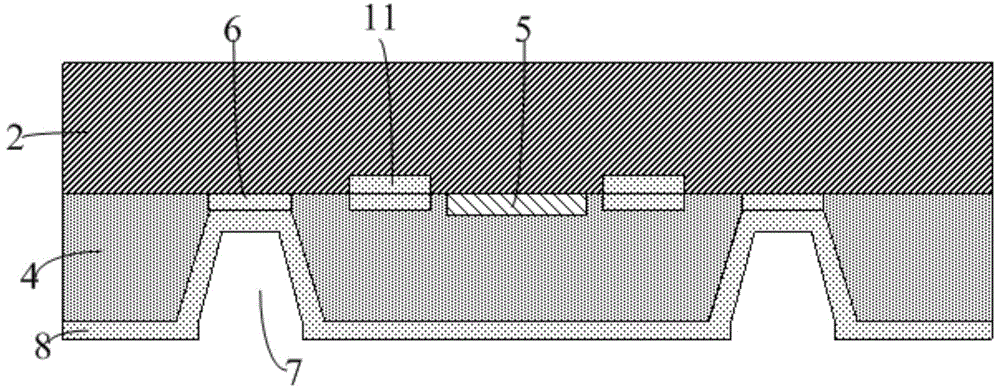 Integrated passive device wafer-level packaging three-dimensional stacked structure and manufacturing method