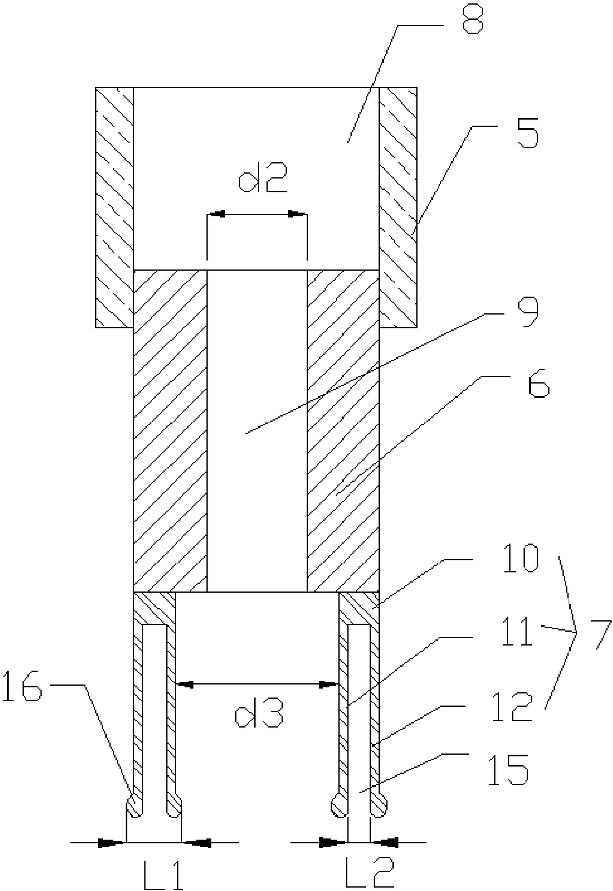 A cable lead-in device for a plug-in cable protection tube