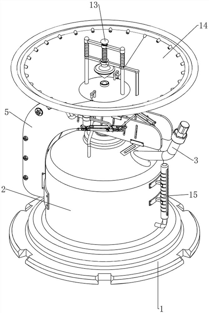 Water dissolving and atomizing device for biological perfume