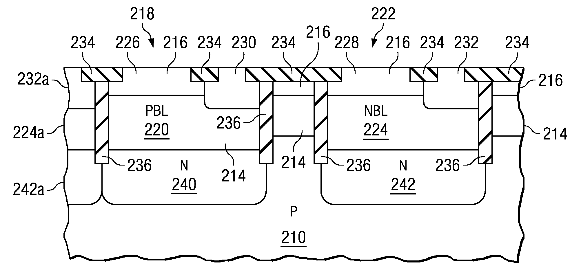 Method for Fabricating Isolated Integrated Semiconductor Structures