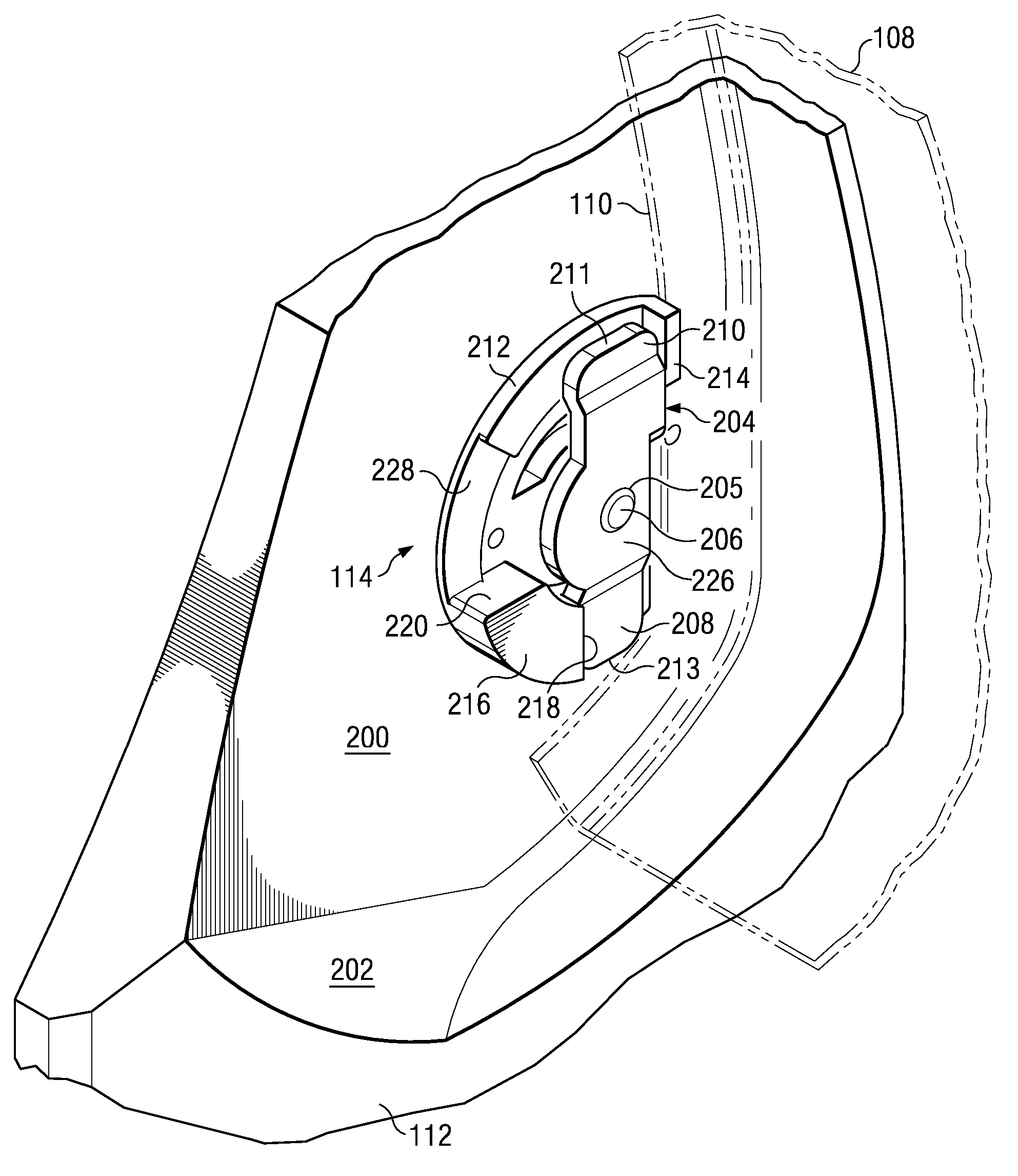 Vehicle mud flap with fender fold clamp