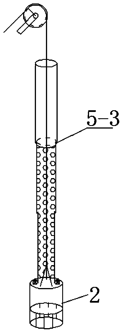 Device for measuring water temperature and flow velocity distribution of large-velocity rivers used by ships in the field and its application method