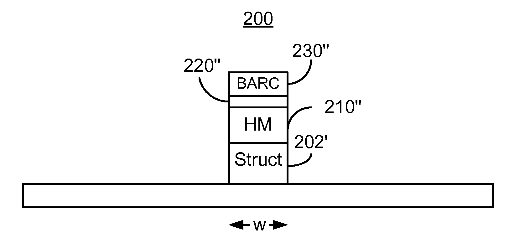 Method and system for fabricating a narrow line structure in a magnetic recording head