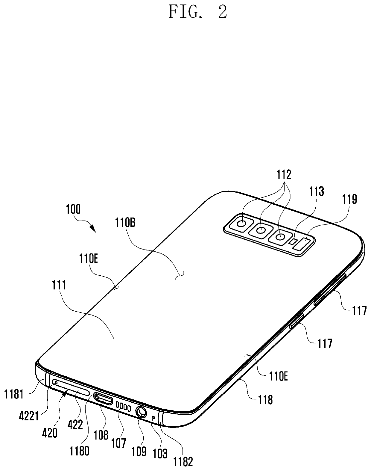 Tray device and electronic device having the same