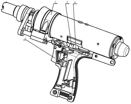 Drawn-arc stud welding gun driven by linear motor and welding method of welding gun